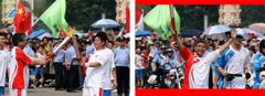 奧運圣火抵達惠州，旭日集團總經(jīng)理，常宏公司董事長楊勛擔任火炬手